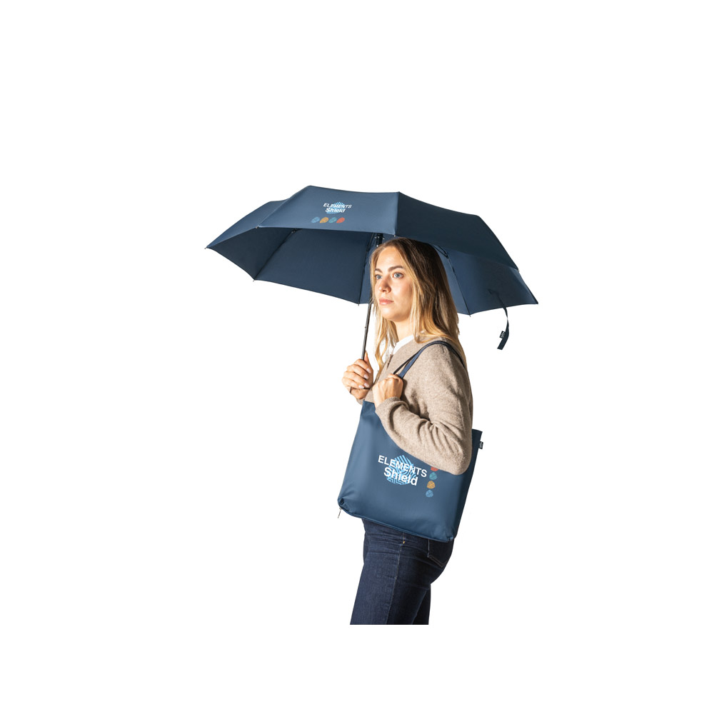 Guarda-chuva personalizado 2 em 1 com sacola de compras em incluso Guarda-chuva personalizado 2 em 1 com sacola de compras em incluso